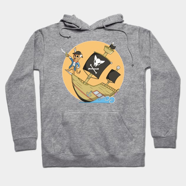 Pirate Purrcey Hoodie by Skarmaiden